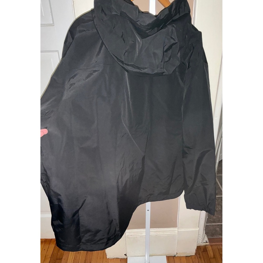 Carhartt Bayou Jacket Mens 2XL Black Storm Defender Waterproof Hooded OJ6434-M - Picture 10 of 16